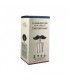 Pailles en papier blanche 8 x 195MM BIODEGRABLE COMPOSTABLE