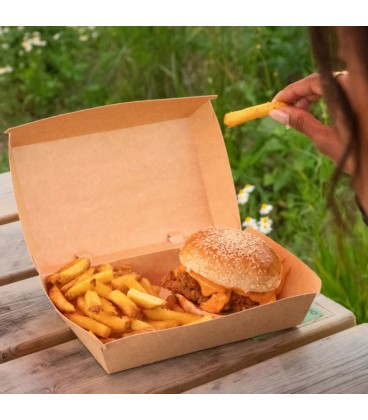 Boîte repas rectangulaire Notpla - 150 boîtes