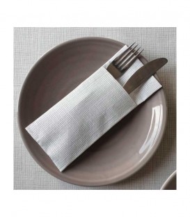 Serviette blanche Airlaid 40x32cm