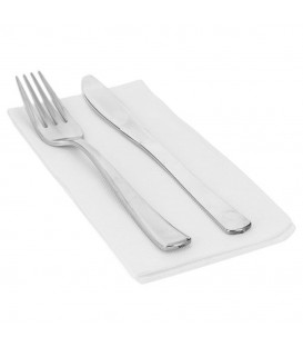SERVIETTES 40x40 AIR LAID PLIAGE AMERICAIN - 600 SERVIETTES