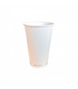 GOBELET CARTON BLANC 25CL - 8OZ - 1000 UNITES PRODISAL
