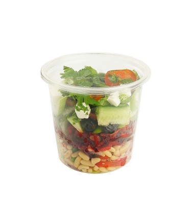 POTS ROND DELI PLA 720 ml COMPOSTABLE