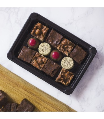 BARQUETTE À SUSHIS AVEC COUVERCLE EN PLA N° 2 (17.5 x 12.5 x 4 cm)- 300 BARQUETTES