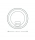 COUVERCLE A BEC PLA 96MM COMPOSTABLE ecologique