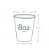 GOBELET KRAFT BRUN 22.5CL POUR BOISSONS CHAUDES COMPOSTABLE VEGWARE EU