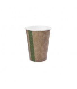 GOBELET KRAFT BRUN 22.5CL POUR BOISSONS CHAUDES COMPOSTABLE VEGWARE EU