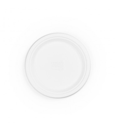 Assiette en pulpe 22,5cm - 500 assiettes