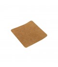 Support carré kraft brun 12,5 x 12,5cm