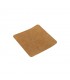 Support carré kraft brun 12,5 x 12,5cm