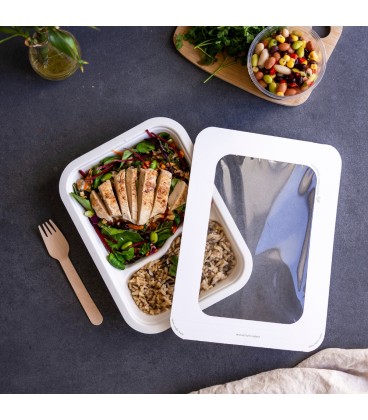 Couvercle gourmet avec fenêtre - taille 5