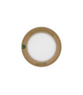 Couvercle rond kraft avec fenêtre - 300 couvercles
