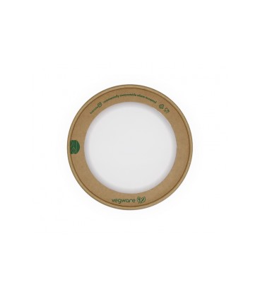 Couvercle rond kraft avec fenêtre - 300 couvercles