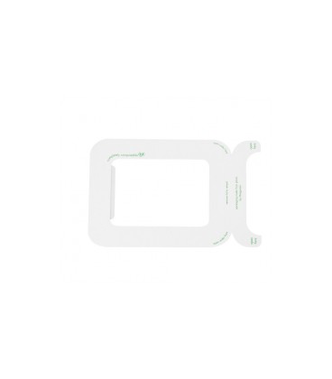 Couvercle en bagasse avec fenêtre - Taille 3