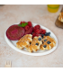 Assiette ovale 25cm