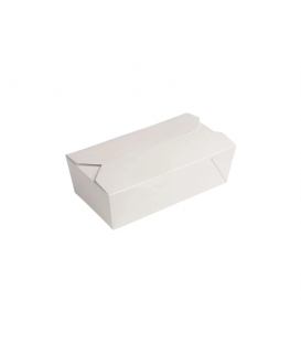 Boîte blanche en papier 900 ml