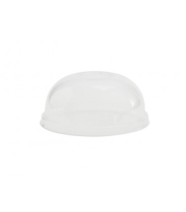 COUVERCLE DOME PLA POUR RECIPIENT DE 360 ML A 1000 ML COMPOSTABLE. POUR LA VENTE A EMPORTER BIODEGRADABLE COMPOSTABLE