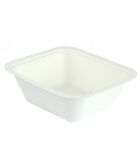 BASE GOURMET EN BAGASSE 1000ML COMPOSTABLE - COUVERCLE TAILLE 4