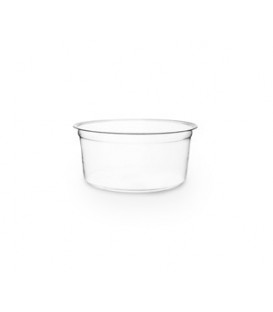 Récipient rond deli en PLA 340ml