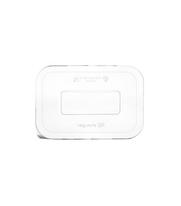 COUVERCLE GOURMET TRANSPARENT EN PLA - TAILLE 3 - 600 COUVERCLES