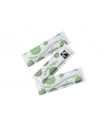 STICK 1.8 GR SUCRE BLANC EQUITABLE EMBALLAGE COMPOSTABLE - 1000 STICKS