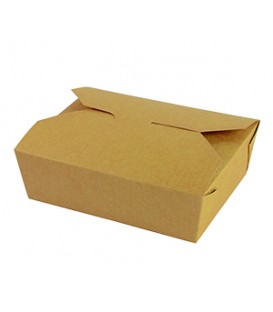 Boîte alimentaire kraft n°5 - 150 boîtes