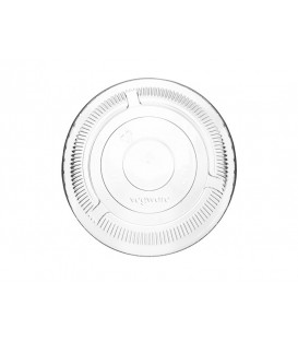 COUVERCLE PLA PLAT SANS TROU DIAM96MM POUR GOBELET STANDARD COMPOSTABLE