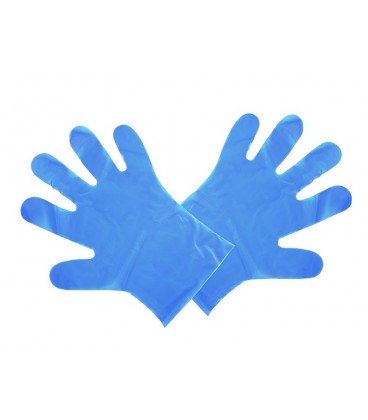 GANTS BLEUS PRÉPARATION ALIMENTAIRE TAILLE M 23 X 28 CM- 2400 PAIRES DE GANTS