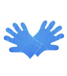 Gants bleus préparation alimentaire taille M