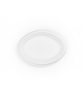 ASSIETTE RONDE EN BAGASSE 25 CM - 500 ASSIETTES