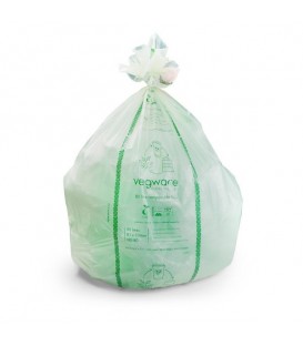 SAC POUBELLE 140L COMPOSTABLE. BIODEGRADABLE RECYCLABLE