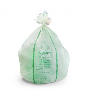 SAC POUBELLE 140L COMPOSTABLE. BIODEGRADABLE RECYCLABLE