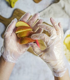 Produits En Plastique Recyclé Concept, Gants Avec Fourrure Et Gant